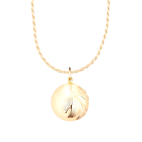 Ilado - Baby Comforters - Ginkgo Pregnancy Necklace - Gold - Tummy Time