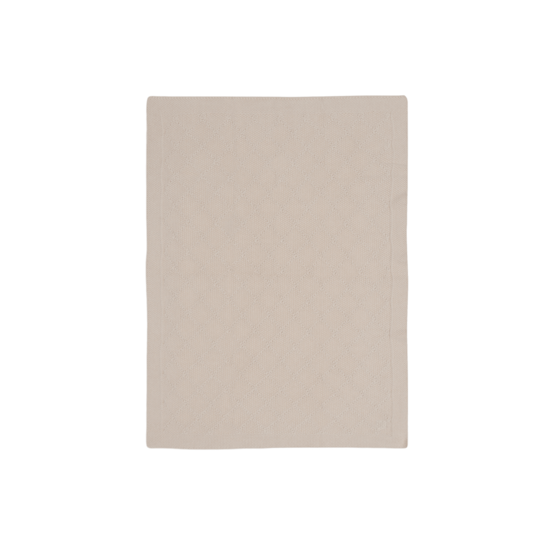 Jollein - Sleeping Bags, Blankets & Bed Bumpers - Blanket Cot 100x150cm - Check Knit - Oatmeal - Tummy Time