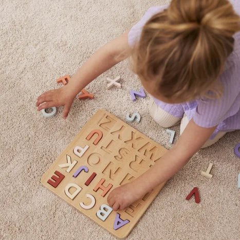 Kids Concept - Baby & Kids Puzzles - ABC Puzzle A - Z - Tummy Time