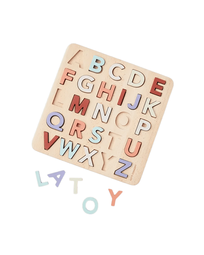 Kids Concept - Baby & Kids Puzzles - ABC Puzzle A - Z - Tummy Time
