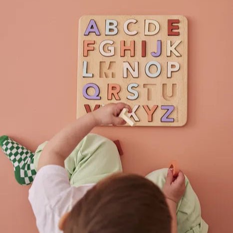 Kids Concept - Baby & Kids Puzzles - ABC Puzzle A - Z - Tummy Time