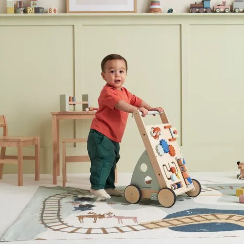 Kids Concept - Bikes & Baby Walkers - Baby Walker with Activity Board - Tummy Time