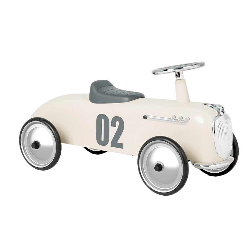 Kids Concept - Bikes & Baby Walkers - Roadster Ivory White - Tummy Time