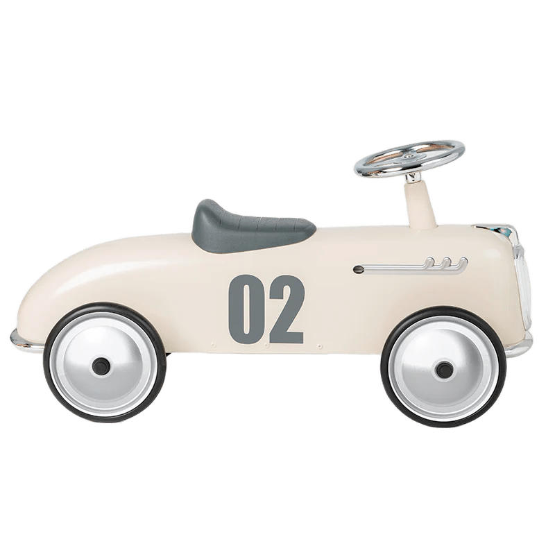 Kids Concept - Bikes & Baby Walkers - Roadster Ivory White - Tummy Time