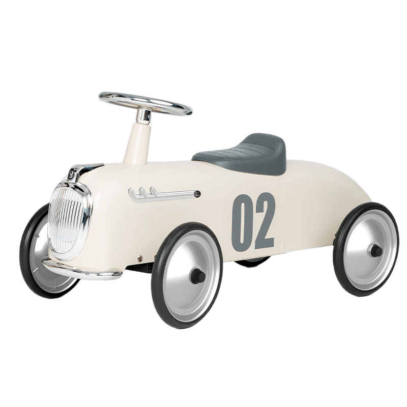 Kids Concept - Bikes & Baby Walkers - Roadster Ivory White - Tummy Time