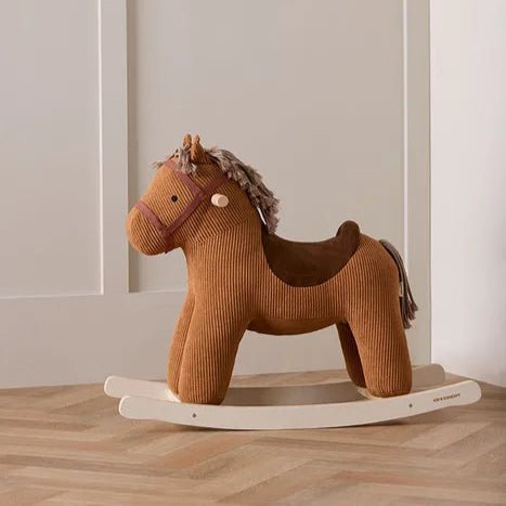Kids Concept - Rocking Toys - Rocking Horse Vera - Tummy Time
