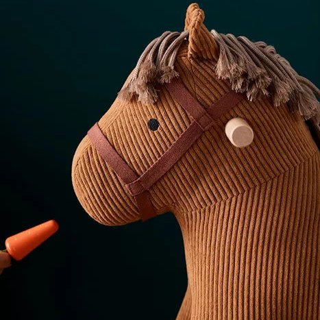 Kids Concept - Rocking Toys - Rocking Horse Vera - Tummy Time