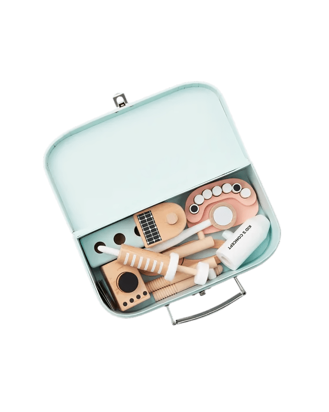 Kids Concept - Role Play Toys - Dentist Set - Tummy Time