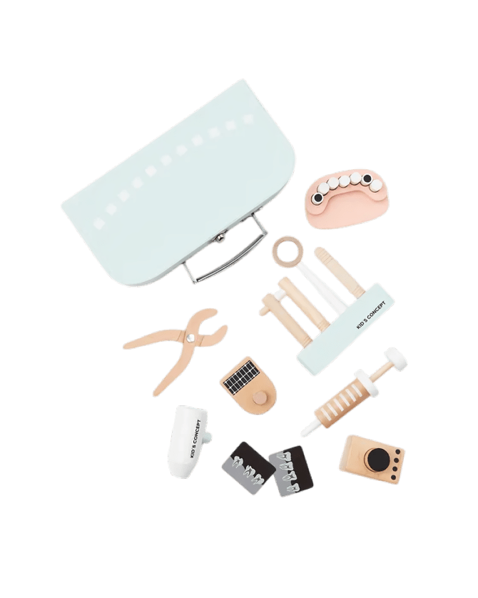 Kids Concept - Role Play Toys - Dentist Set - Tummy Time