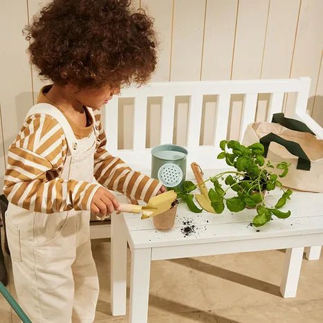 Kids Concept - Role Play Toys - Gardening Tool Set - Tummy Time