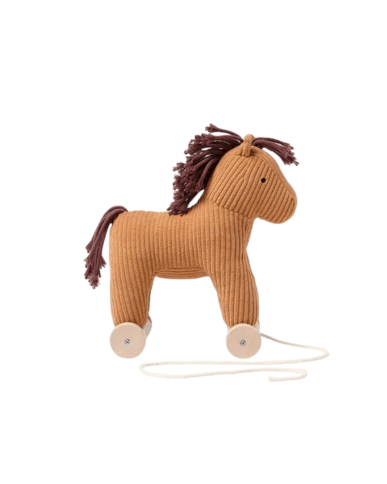 Kids Concept - Role Play Toys - Pull Along Horse Vera - Tummy Time