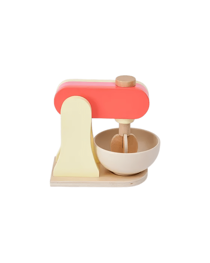 Kids Concept - Role Play Toys - Stand Mixer Yellow - Tummy Time