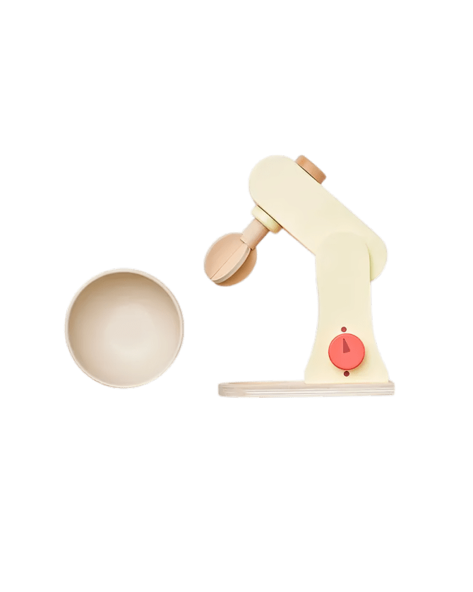 Kids Concept - Role Play Toys - Stand Mixer Yellow - Tummy Time