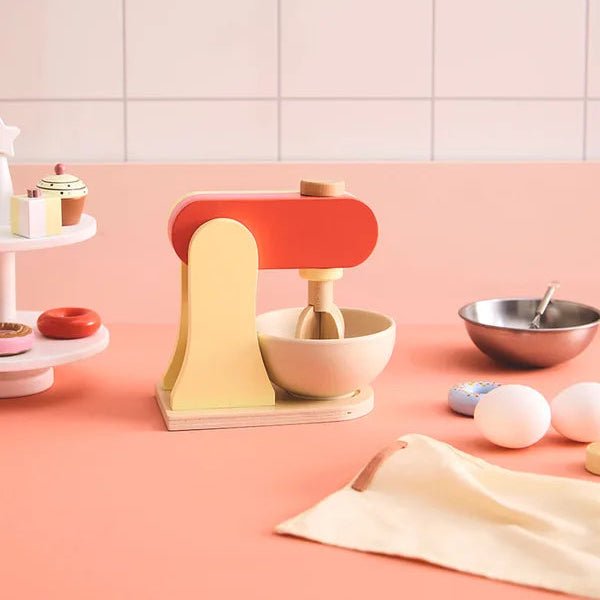 Kids Concept - Role Play Toys - Stand Mixer Yellow - Tummy Time