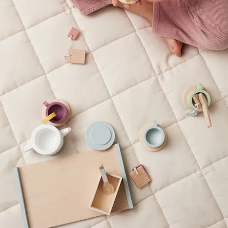 Kids Concept - Role Play Toys - Tea Set for Kids - Tummy Time