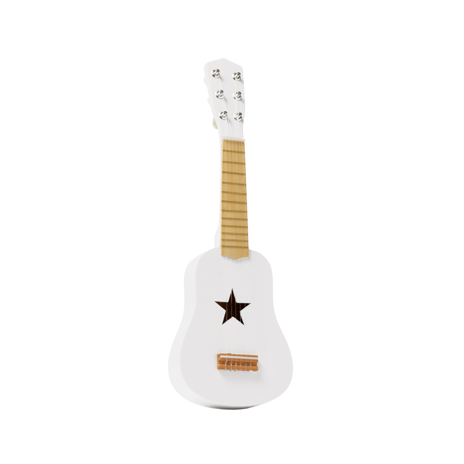 Kids Concept - Role Play Toys - Toy Guitar White - Tummy Time