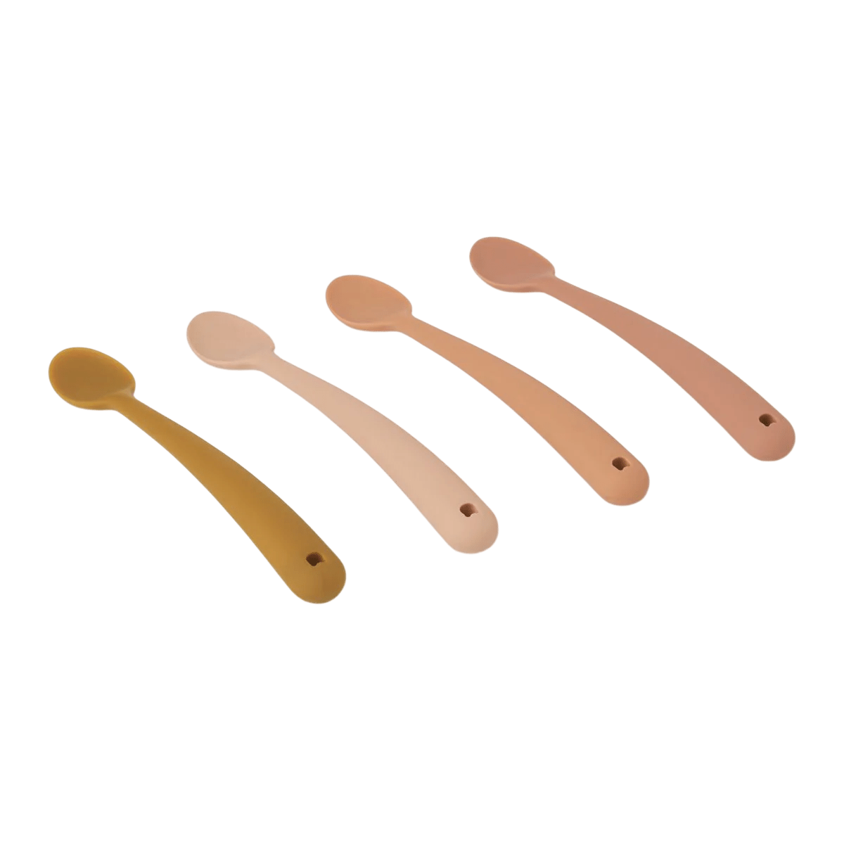 Liewood - Baby Tableware - 4 - Pack Siv Feeding Spoon - Tuscany Rose Multi Mix - Tummy Time