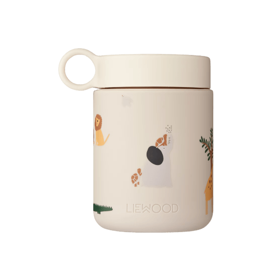 Liewood - Baby Tableware - Kiani Food Jar - All together / Sandy - Tummy Time