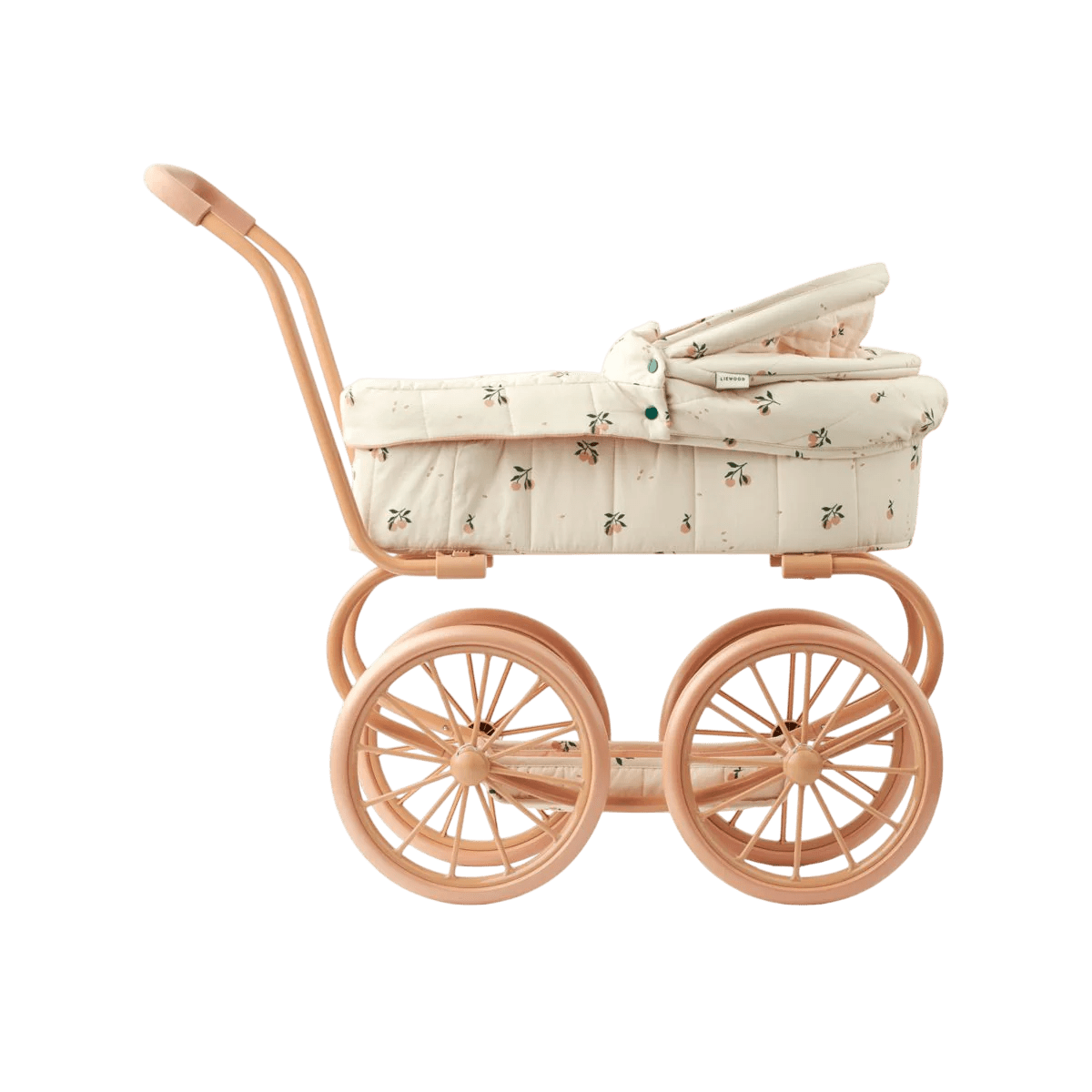 Liewood - Role Play Toys - Adaline Doll Pram - Peach / Sea Shell - Tummy Time