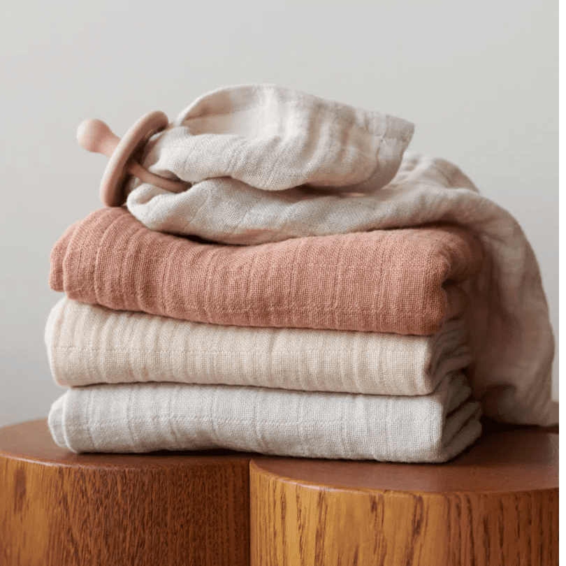 Liewood - Towels & Washcloths - 3-Pack Lewis Muslin Cloth - Tuscany Rose Mix - Tummy Time