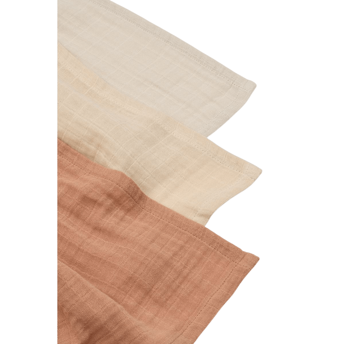 Liewood - Towels & Washcloths - 3-Pack Lewis Muslin Cloth - Tuscany Rose Mix - Tummy Time