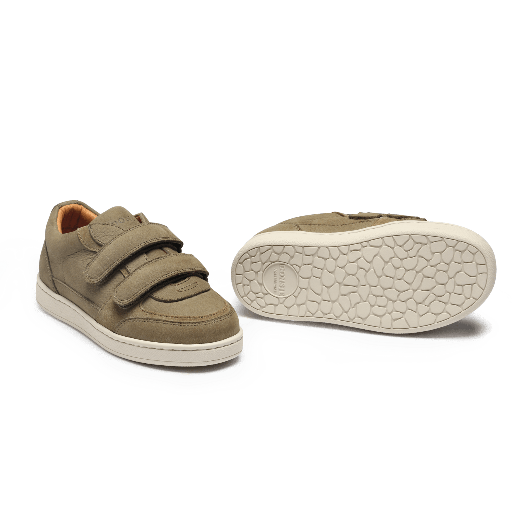 Donsje - Baby Footwear - Meyo Sneakers - Sage Betting Leather - Tummy Time