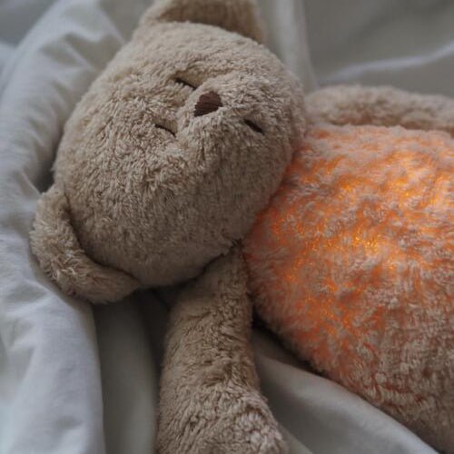 Moonie - Baby Comforters - Moonie Organic Natural Bear - Sand - Tummy Time