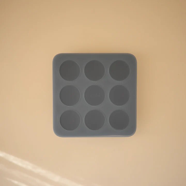 Mushie - Baby Tableware - Baby Food Freezer Tray - Tradewinds - Tummy Time