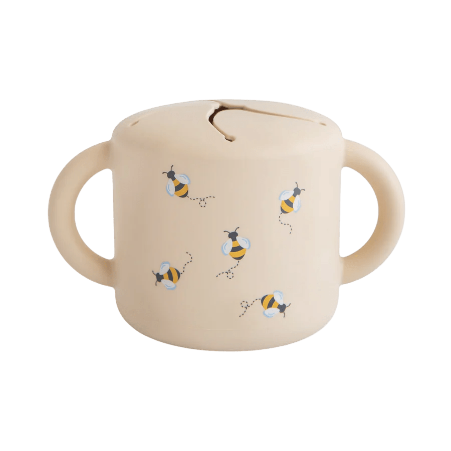 Mushie - Baby Tableware - Snack Cup - Dinosaurs - Tummy Time