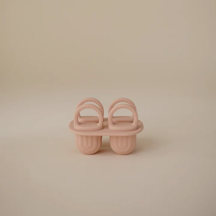 Mushie - Baby Tableware - Toddler Ice Pop Tray - Blush - Tummy Time