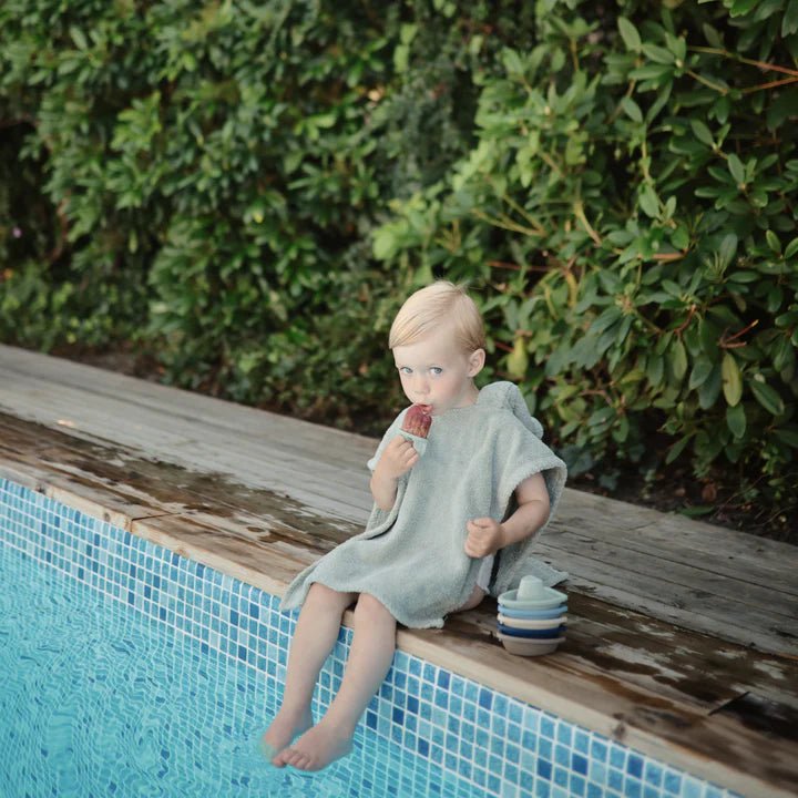 Mushie - Baby Tableware - Toddler Ice Pop Tray - Tradewinds - Tummy Time