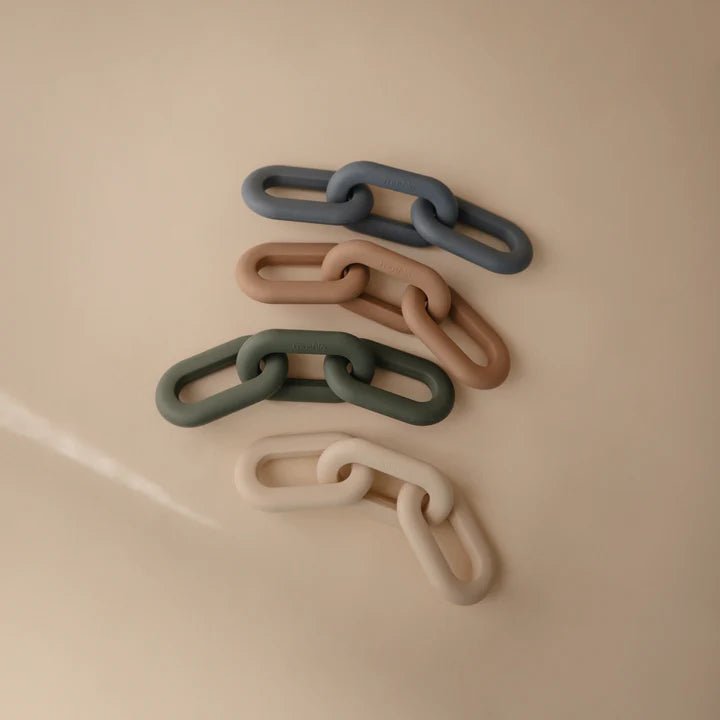Mushie - Baby Teethers - Links Teether - Shifting Sand - Tummy Time