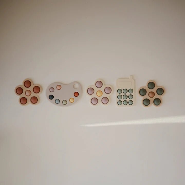 Mushie - Baby Toys & Rattles - Phone Press Toy - Tradewinds - Tummy Time