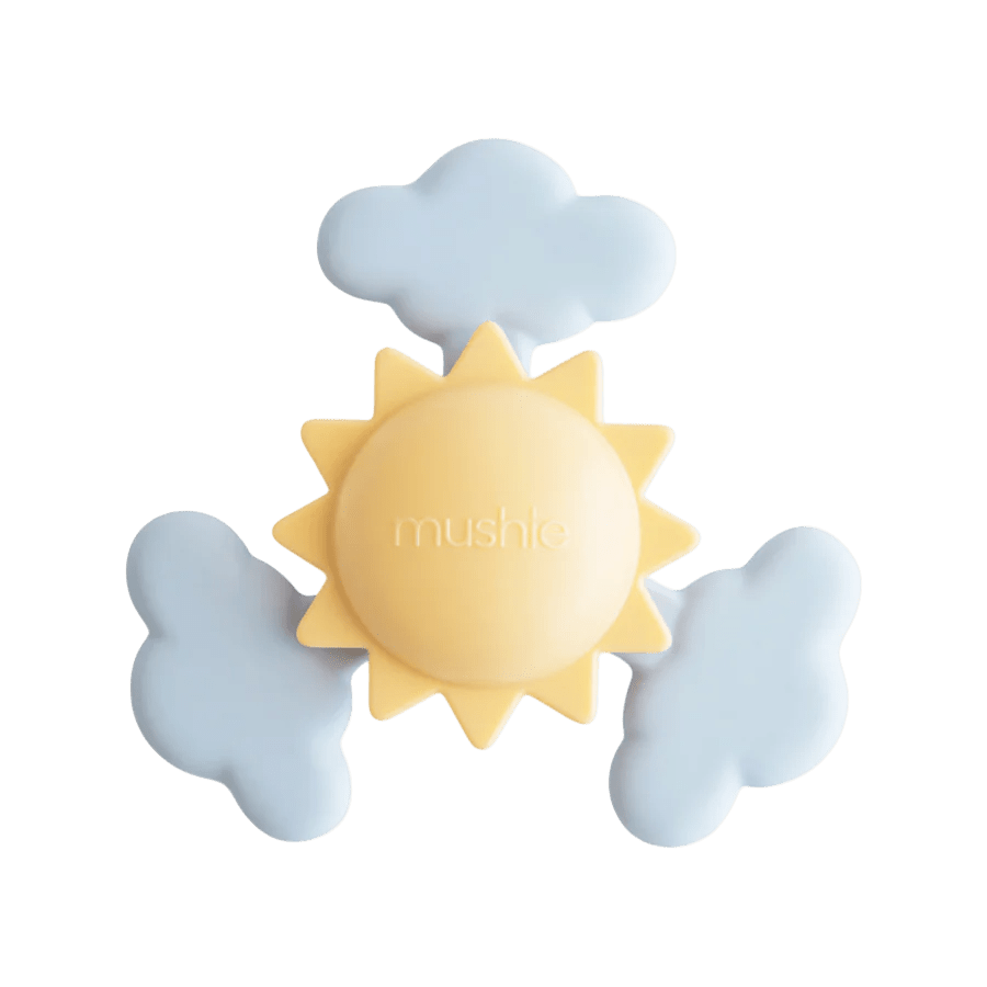Mushie - Baby Toys & Rattles - Suction Spinner Toy - Sunshine - Tummy Time
