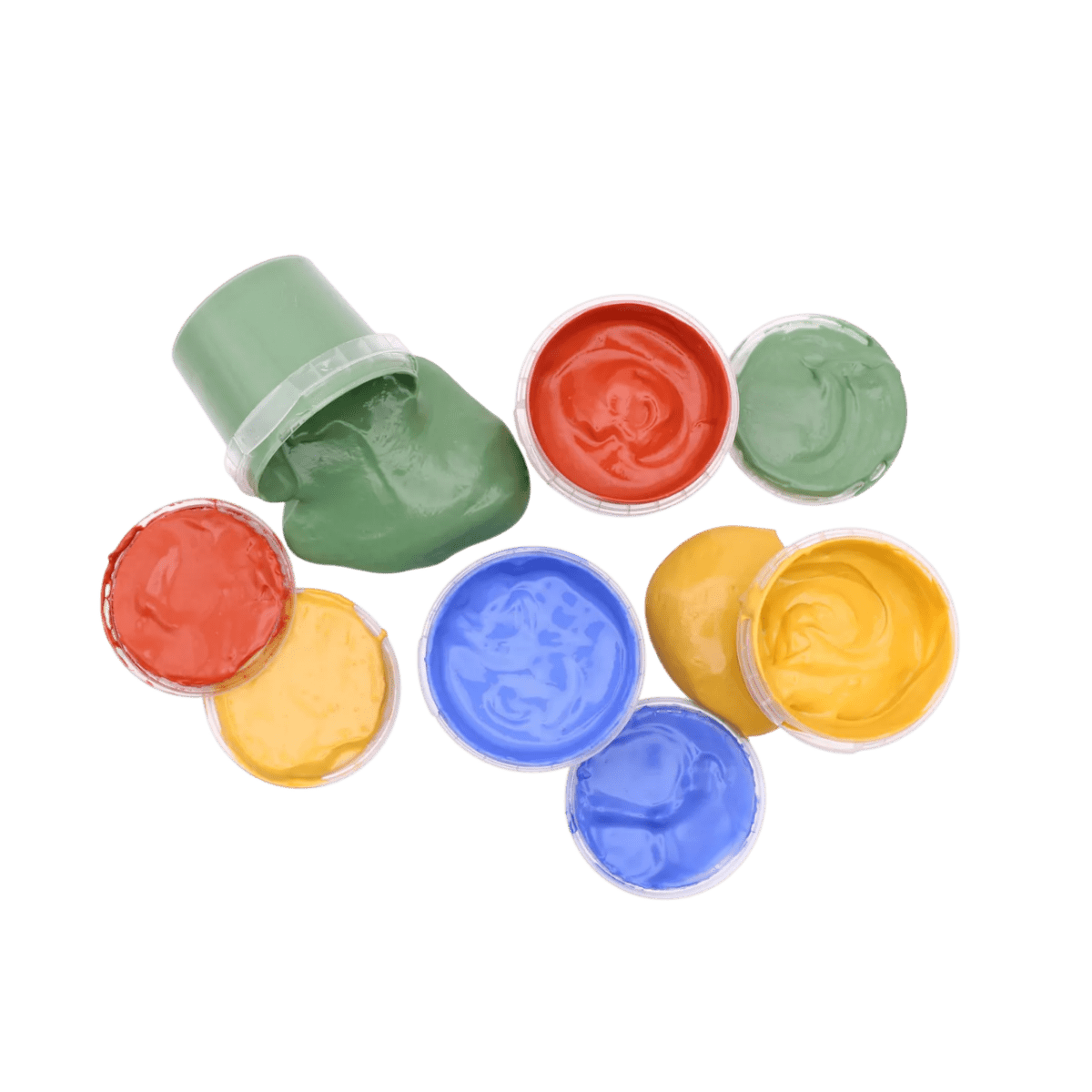 neoGRÜN - Arts & Crafts - 4 - Pack Organic Finger Paints - Platsch Quatsch - Tummy Time