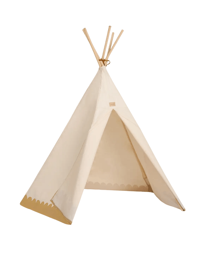 Nobodinoz - Baby & Kids Decoration - Teepee Arizona Vibes - Ochre - Tummy Time