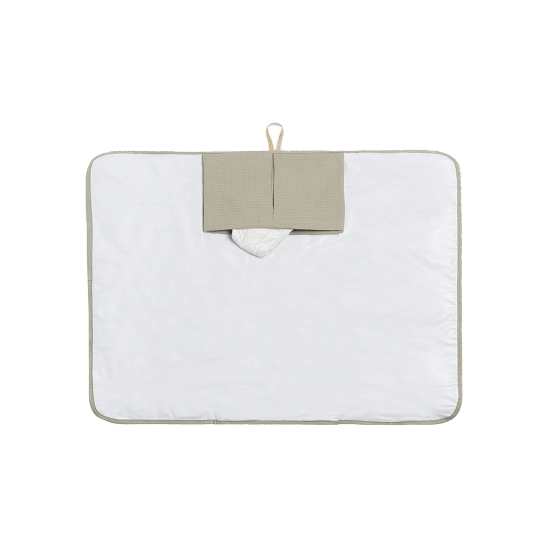 Nobodinoz - Changing Pads & Changing Tables - Mozart Changing Pad - Laurel Green - Tummy Time