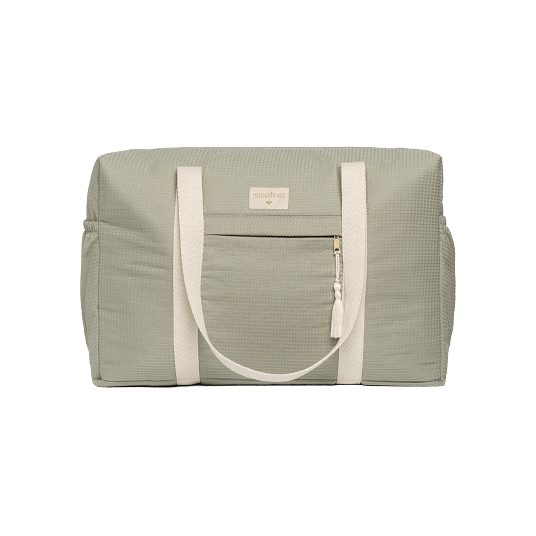 Nobodinoz - Nursery & Diaper Bags - Opera waterproof maternity bag - Laurel Green - Tummy Time