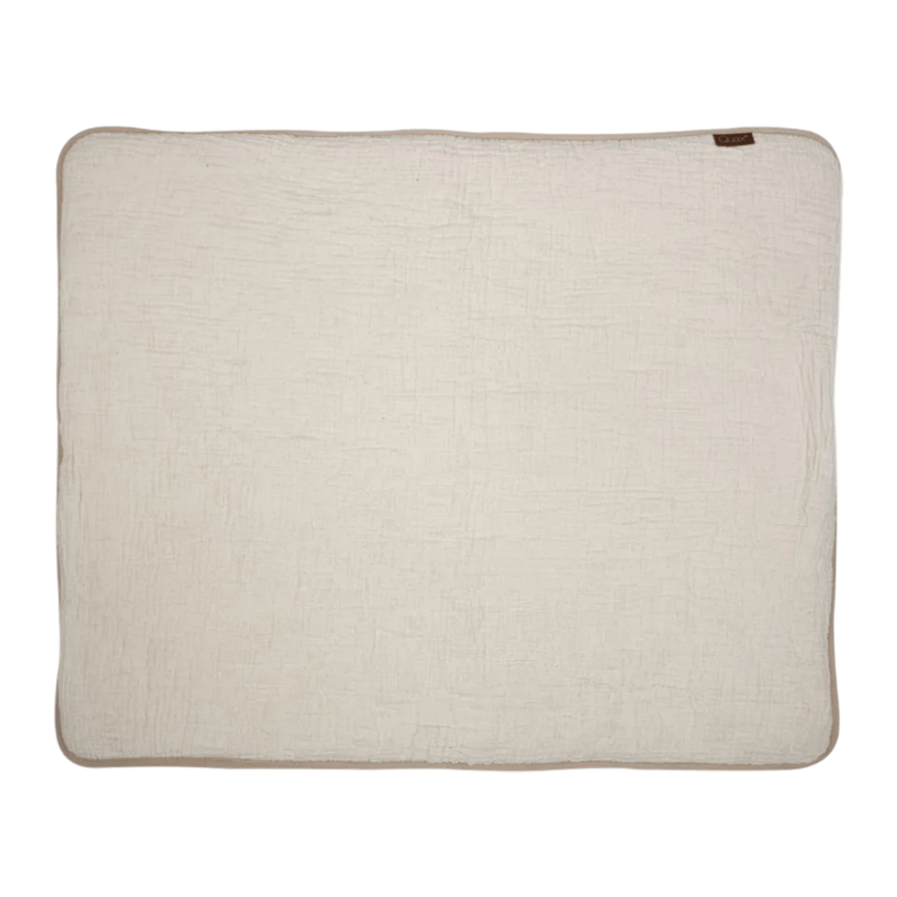 Quax - Sleeping Bags, Blankets & Bed Bumpers - Quilted Newborn Blanket - Natural Collection - Clay - Tummy Time