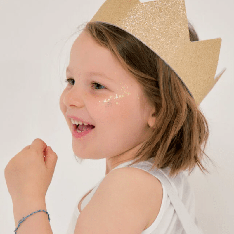 Ratatam! - Birthdays & Costumes - The Glitter Crown – Gold - Tummy Time