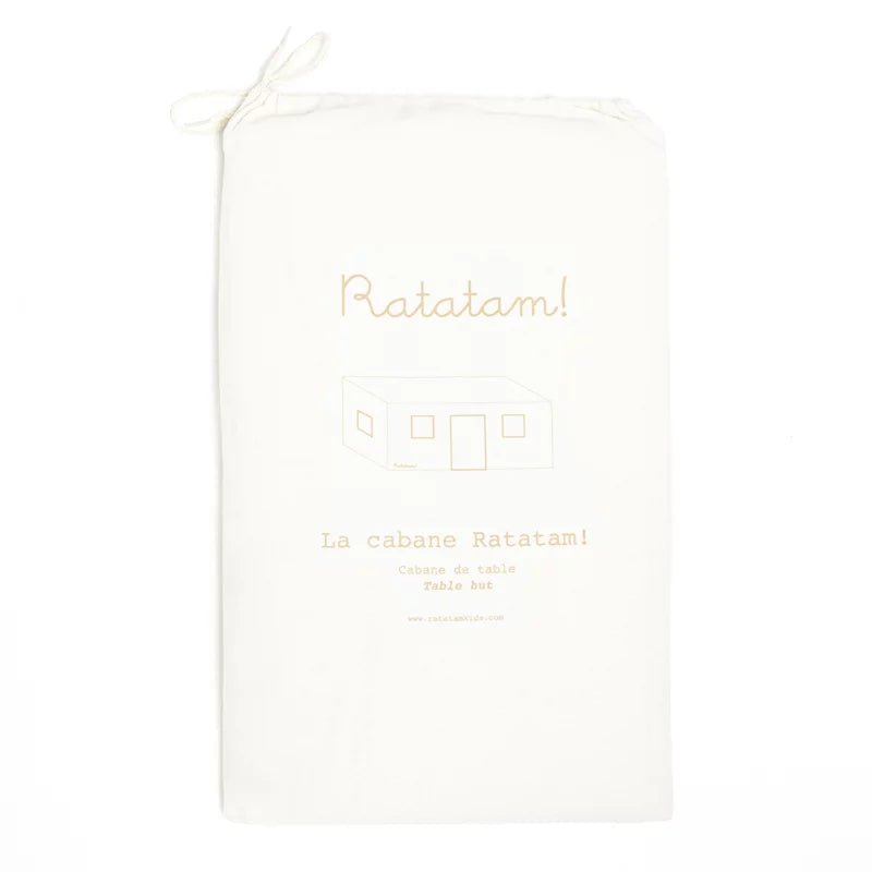 Ratatam! - Educational Games - The Cabane Table Hut – Brown - Tummy Time