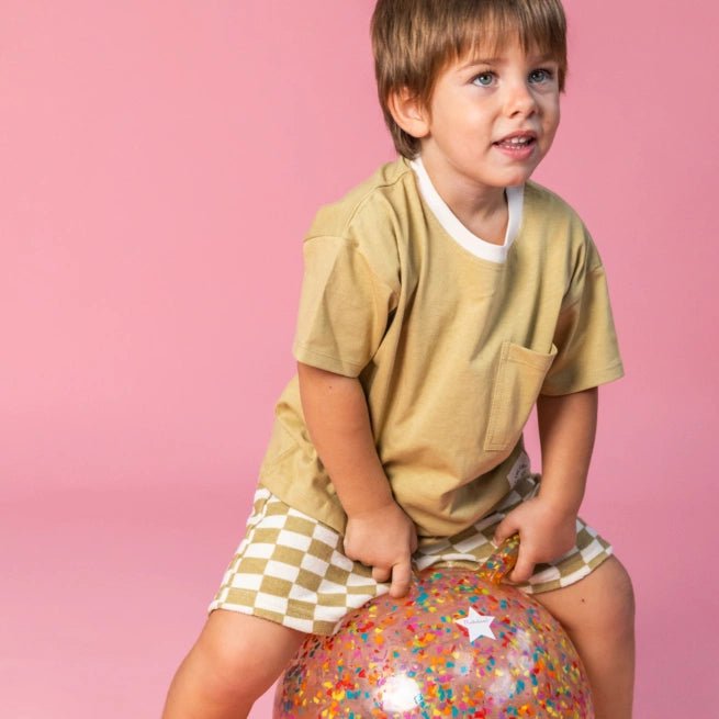 Ratatam! - Sports & Outdoor Games - Bouncing Ball - Confetti - Tummy Time