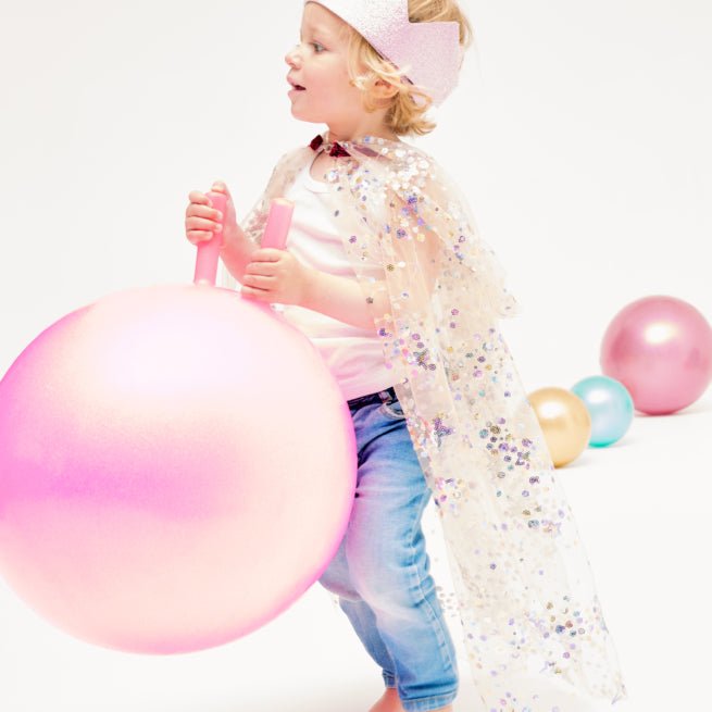 Ratatam! - Sports & Outdoor Games - Summer Glitter Balloon – Pink - Tummy Time