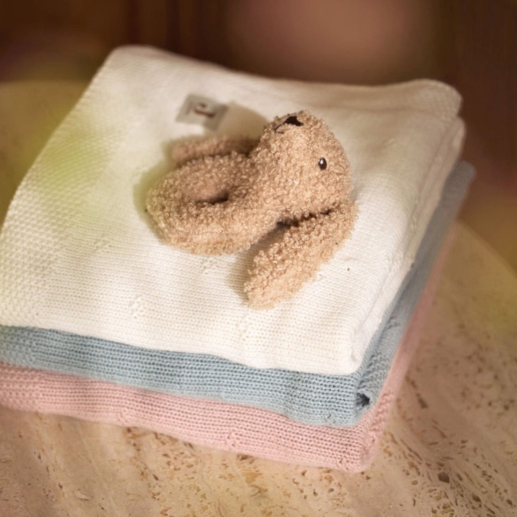 Jollein - Baby Toys & Rattles - Rattle Bunny - Riverside - Tummy Time