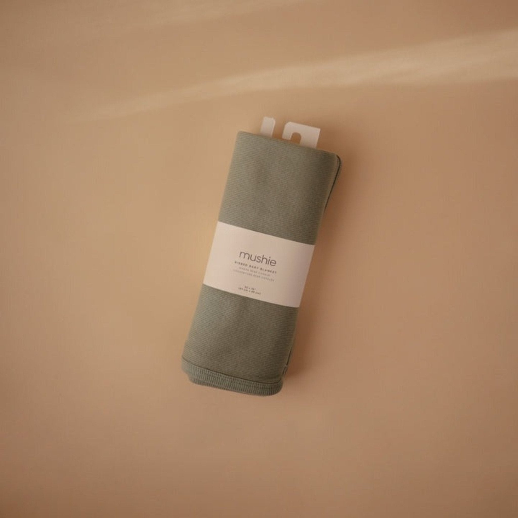 Mushie - Sleeping Bags, Blankets & Bed Bumpers - Ribbed Baby Blanket - Roman Green - Tummy Time