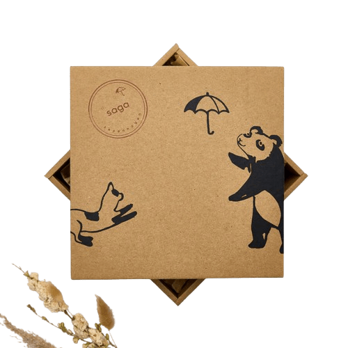 Saga Copenhagen - Baby Sets - Baby Gift Box - Shades of Green Tea - Tummy Time