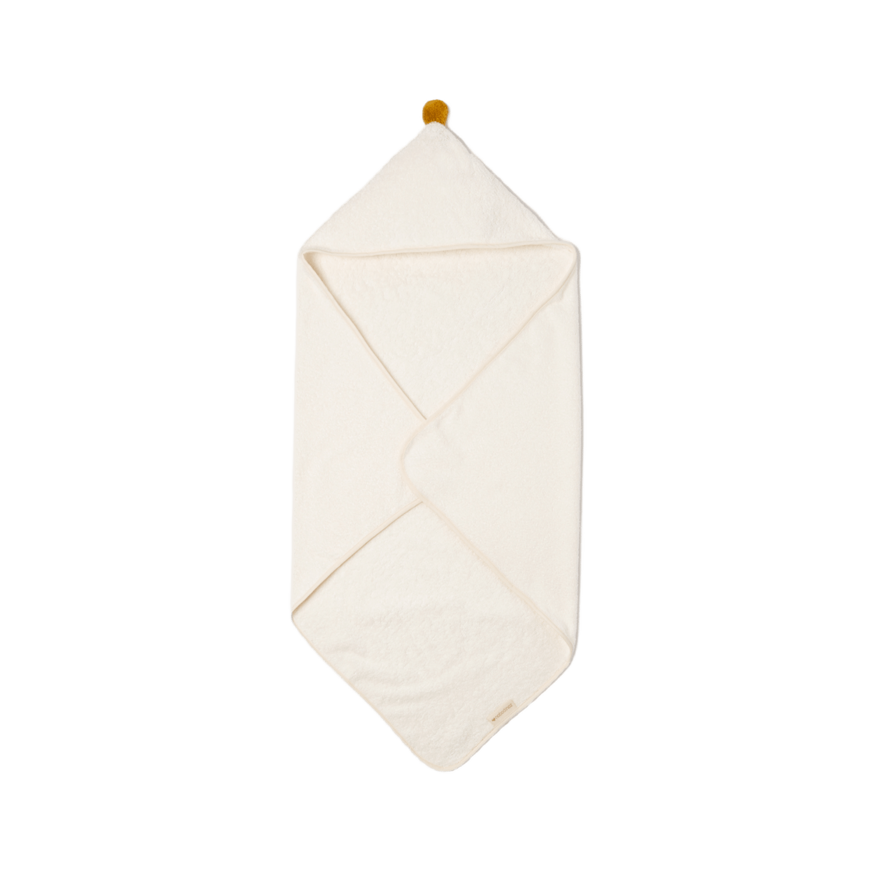 Nobodinoz - Towels & Washcloths - So Cute Baby Bath Cape - Natural - Tummy Time