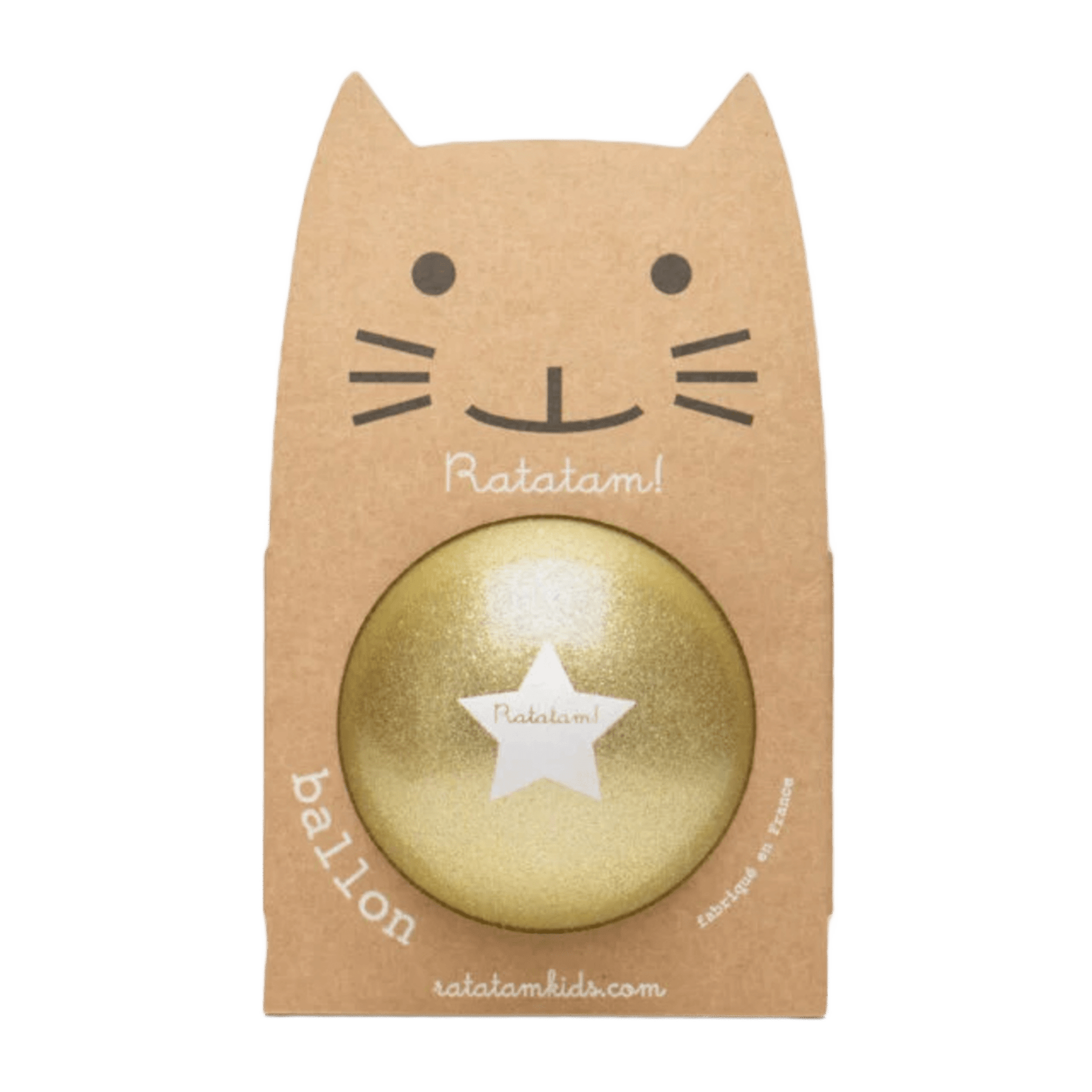 Ratatam! - Sports & Outdoor Games - The Glitter Balloon – Gold - Tummy Time