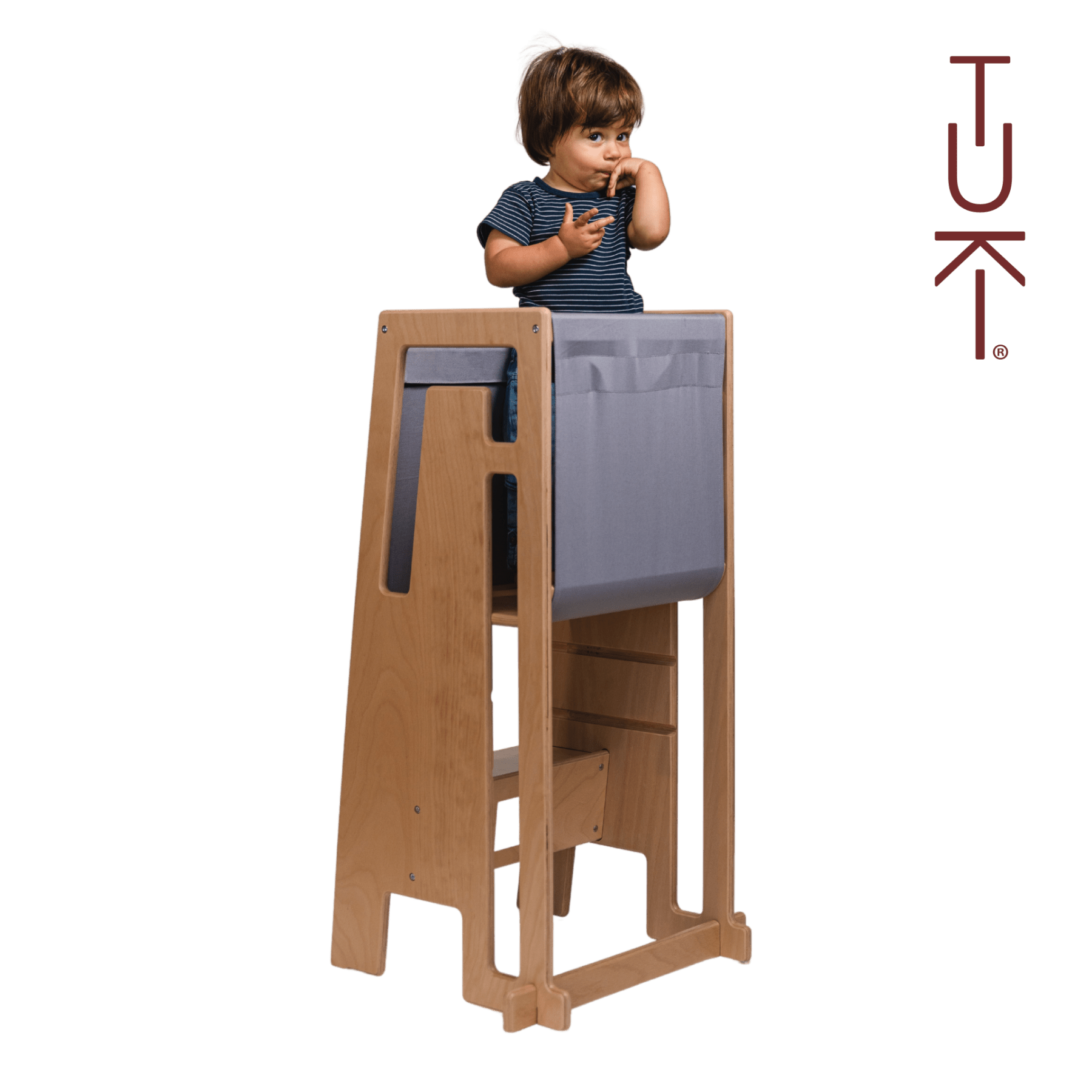 Tuki - Learning Towers - Tuki® Explorer Towel - Black - Tummy Time