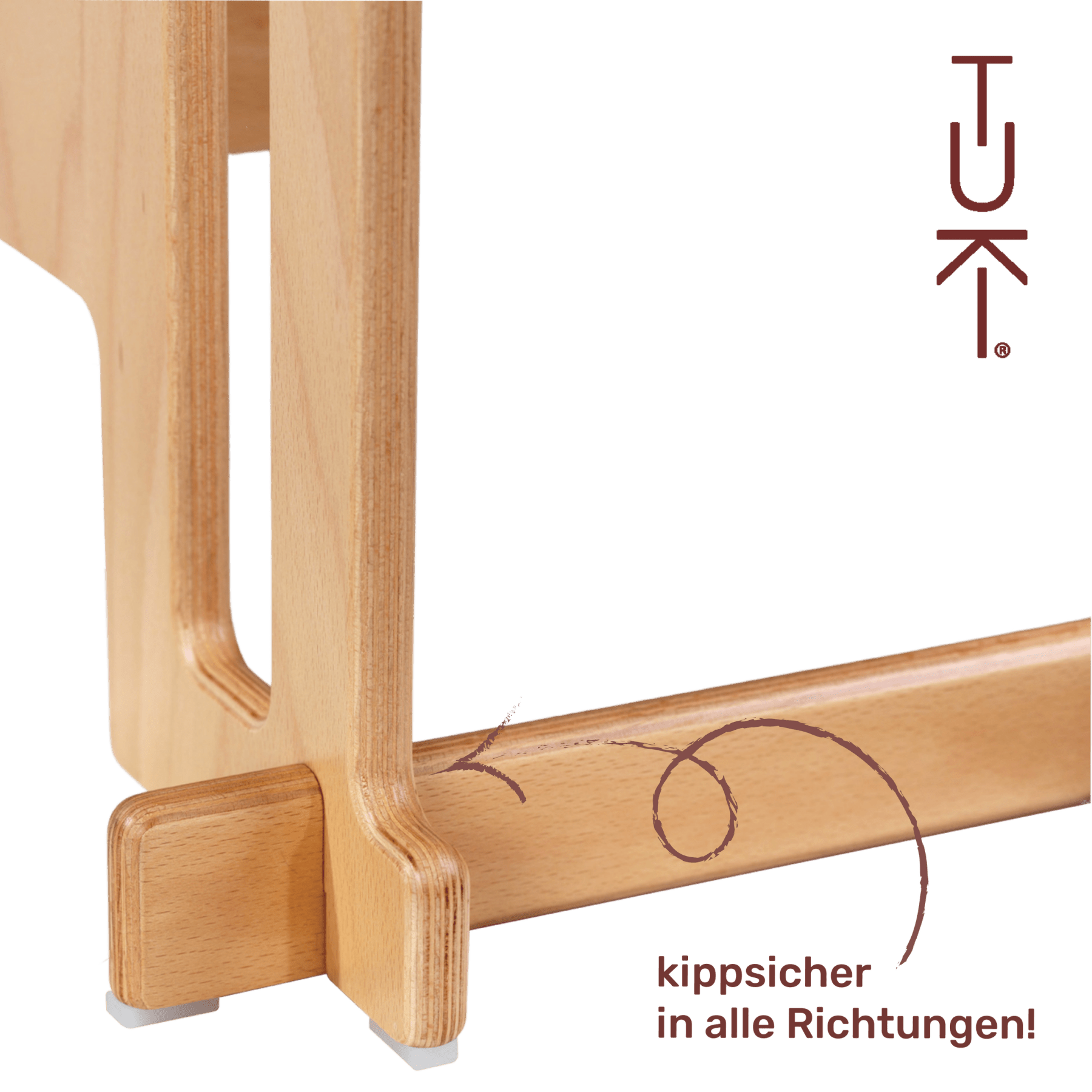 Tuki - Learning Towers - Tuki® Learning Tower - Whitewash - Tummy Time
